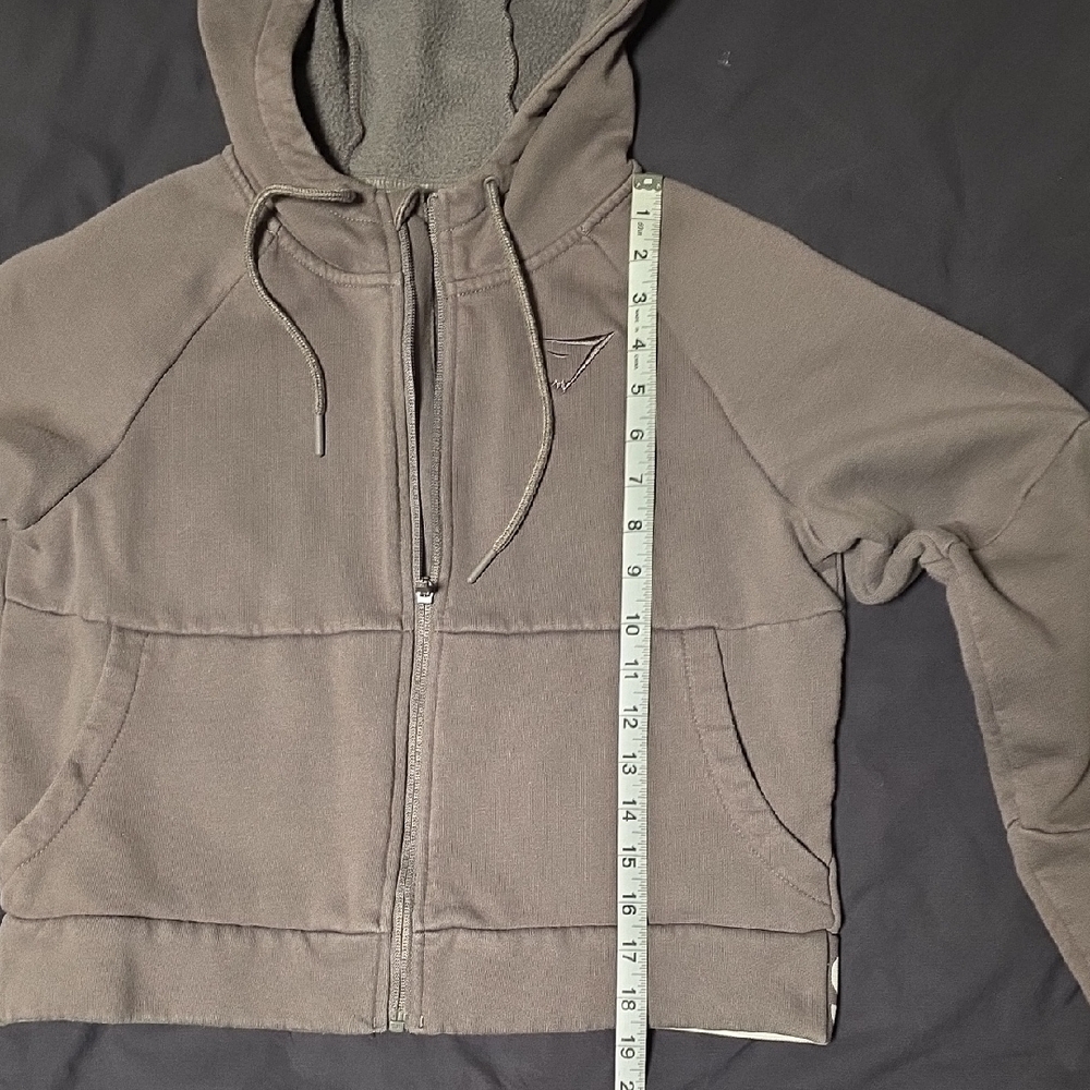 Gymshark Zip-Up Fleece Hoodie - Picture 3 of 4